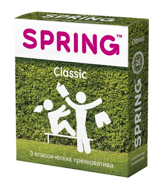 Классические презервативы SPRING CLASSIC - 3 шт. - SPRING - купить с доставкой в Ельце