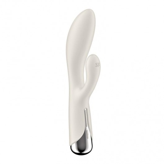 Телесный вибратор-кролик с ротацией Spinning Rabbit 1 - 20 см. - Satisfyer