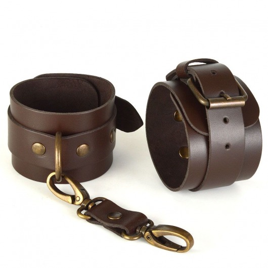 Коричневые наручники IDEAL - Sitabella - купить с доставкой в Ельце