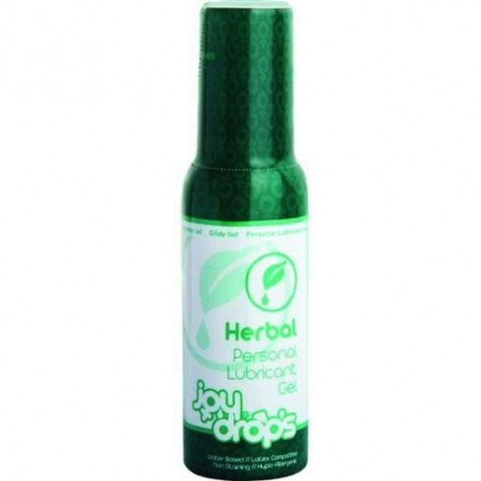 Смазка на водной основе JoyDrops Herbal - 100 мл. - JoyDrops - купить с доставкой в Ельце