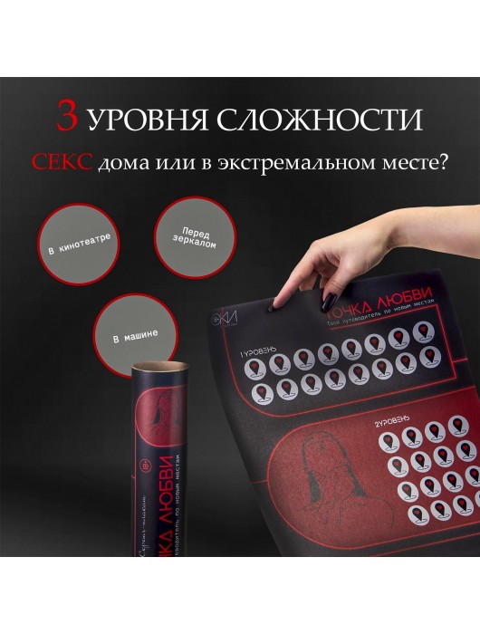 Плакат для двоих  Точка любви  со скретч-слоем - Сима-Ленд - купить с доставкой в Ельце