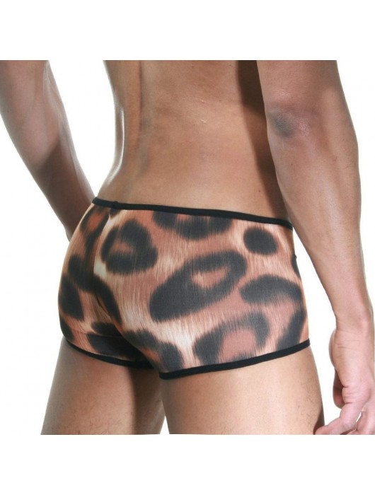 Облегающие трусы-хипсы с леопардовым принтом - Cosmos Colors купить с доставкой