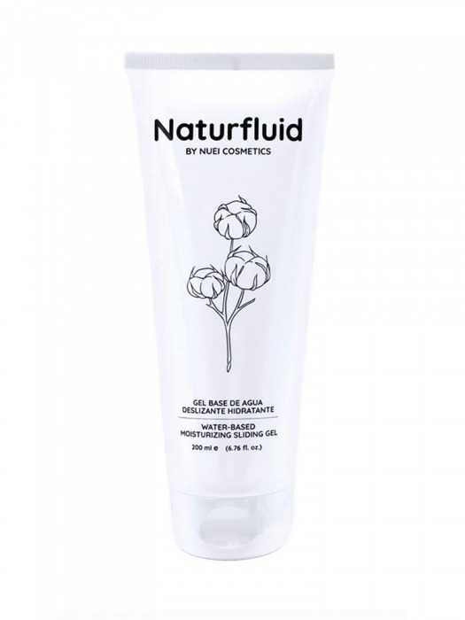 Экстраскользкий лубрикант на водной основе Nuei Naturfluid - 200 мл. - Nuei cosmetics - купить с доставкой в Ельце