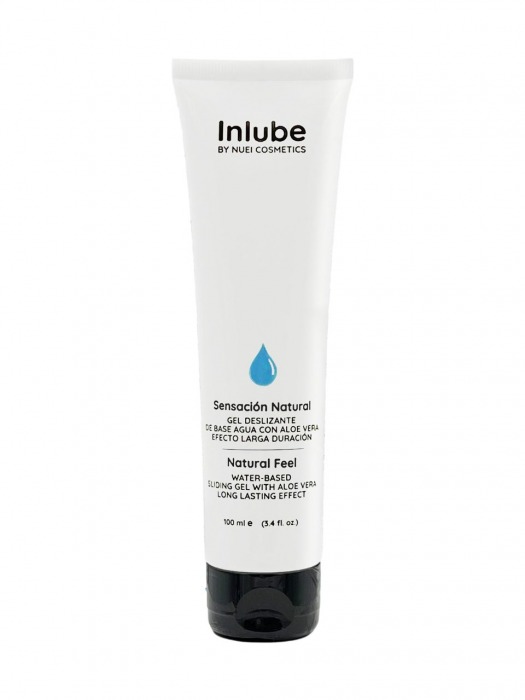 Интимный лубрикант с алоэ вера Inlube Natural Feel - 100 мл. - Nuei cosmetics - купить с доставкой в Ельце
