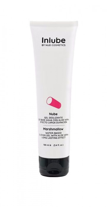 Лубрикант на водной основе Nuei Inlube с алоэ вера и ароматом маршмеллоу -100 мл. - Nuei cosmetics - купить с доставкой в Ельце