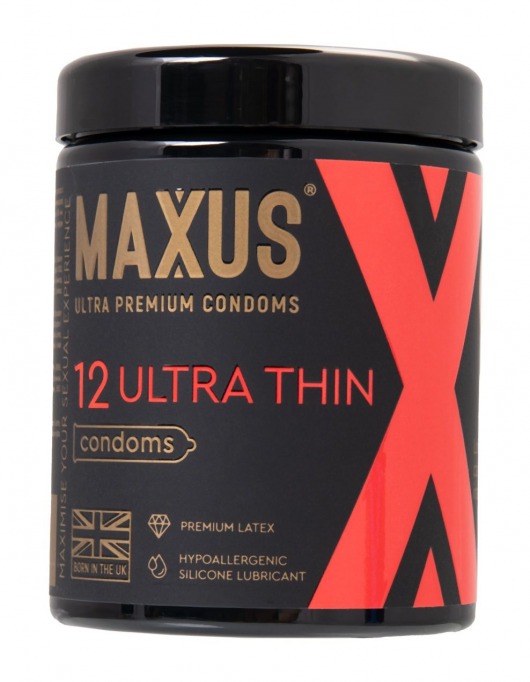Ультратонкие презервативы MAXUS Ultra Thin - 12 шт. - Maxus - купить с доставкой в Ельце