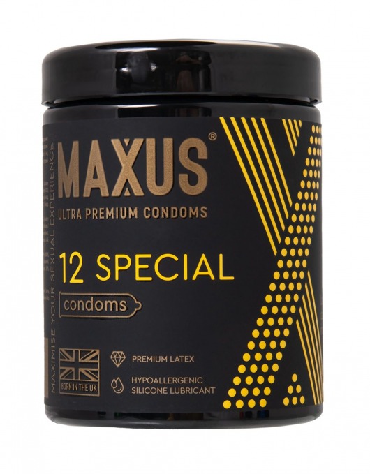 Презервативы с точками и рёбрами MAXUS Special - 12 шт. - Maxus - купить с доставкой в Ельце