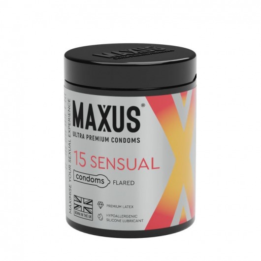 Анатомические презервативы MAXUS Sensual - 15 шт. - Maxus - купить с доставкой в Ельце