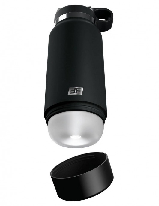Черный мастурбатор в виде бутылки Fap Flask - Pipedream - в Ельце купить с доставкой