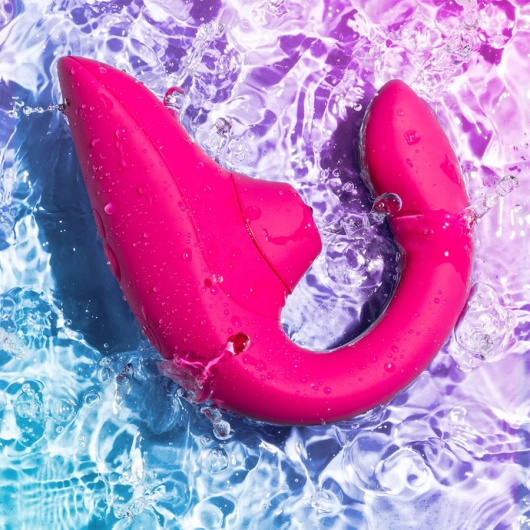 Малиновый клиторальный стимулятор Womanizer Blend - Womanizer