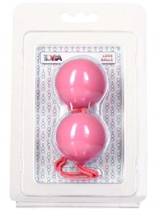 Розовые вагинальные шарики BI-BALLS - Toyfa Basic