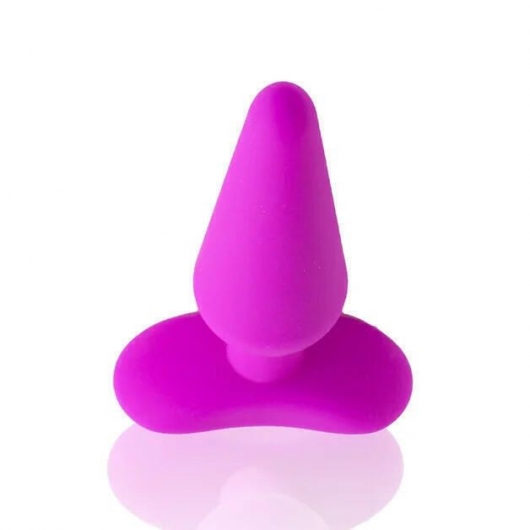 Лиловая анальная пробка Unicorn S - 9,5 см. - HOT planet