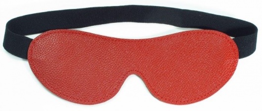 Красная кожаная маска на глаза - БДСМ Арсенал - купить с доставкой в Ельце