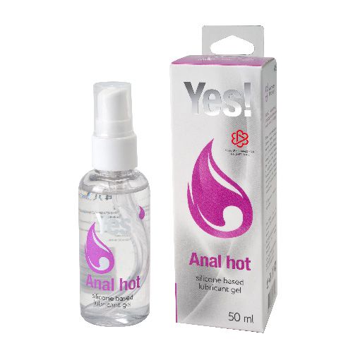 Согревающая силиконовая гель-смазка Yes Anal hot - 50 мл. - Sitabella - купить с доставкой в Ельце
