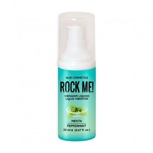 Жидкий вибратор Nuei Rock Me! с ароматом мяты - 20 мл. - Nuei cosmetics - купить с доставкой в Ельце