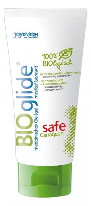 Гель-лубрикант на водной основе BIOglide safe Carrageen - 100 мл. - Joy Division - купить с доставкой в Ельце