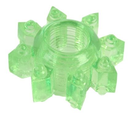 Зеленое эрекционное кольцо-звезда - Toyfa Basic - в Ельце купить с доставкой