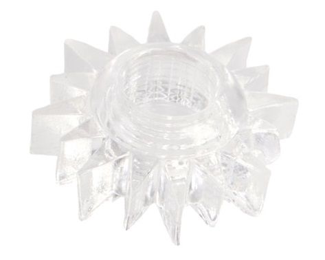 Прозрачное гелевое эрекционное кольцо-солнце - Toyfa Basic - в Ельце купить с доставкой