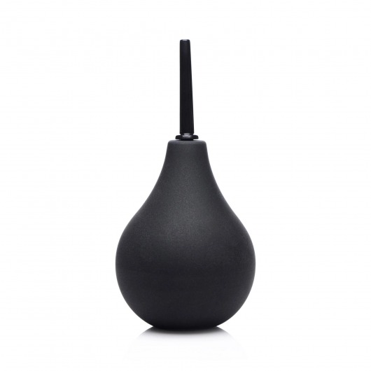 Черный анальный душ Thin Tip Enema Bulb - XR Brands - купить с доставкой в Ельце