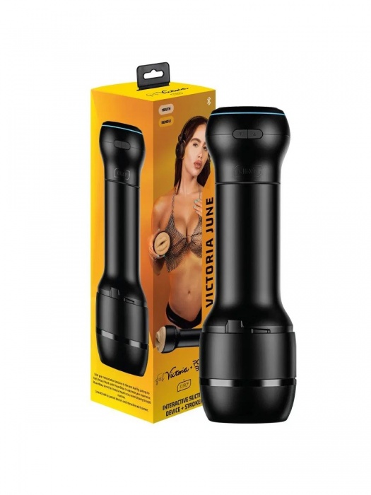 Мастурбатор-ротик с интерактивной насадкой PowerBlow   FeelVictoria Mouth - Kiiroo - в Ельце купить с доставкой