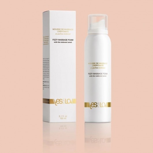 Массажная пена Fizzy Massage Foam - 150 мл. - YESforLOV - купить с доставкой в Ельце