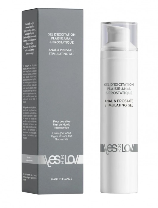 Стимулирующий анальный гель Anal   Prostate Stimulating Gel - 50 мл. - YESforLOV - купить с доставкой в Ельце