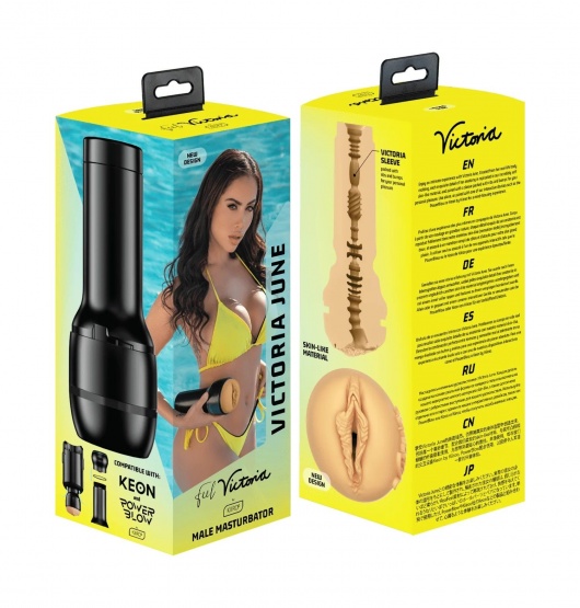 Мастурбатор-вагина FeelVictoria Stroker - Kiiroo - в Ельце купить с доставкой