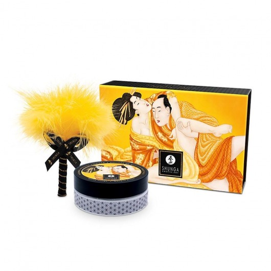 Массажная пудра с ароматом манго Luscious Mango - Shunga - купить с доставкой в Ельце
