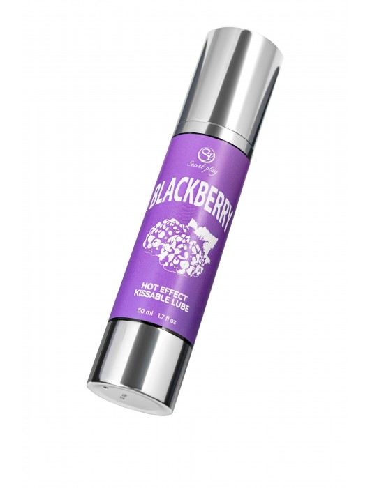 Массажное масло 2-в-1 Blackberry Hot Effect с разогревающим эффектом и вкусом ежевики - 50 мл. - Secret Play - купить с доставкой в Ельце