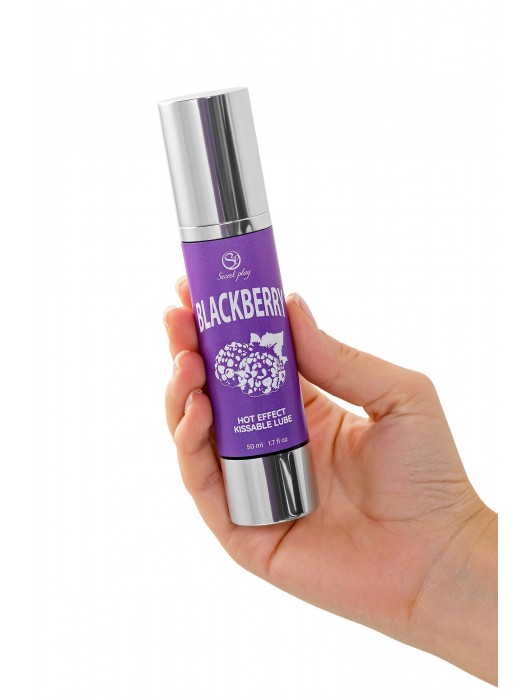Массажное масло 2-в-1 Blackberry Hot Effect с разогревающим эффектом и вкусом ежевики - 50 мл. - Secret Play - купить с доставкой в Ельце