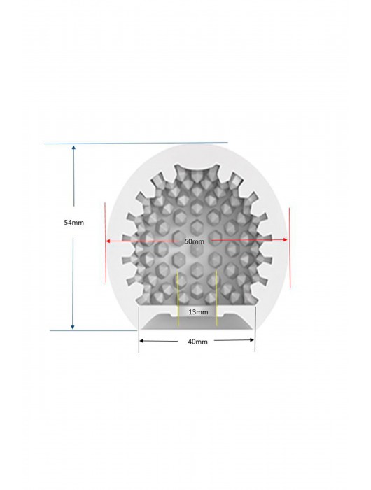Белый мастурбатор-шар Lucky Ball Type 2 - MALESATION - в Ельце купить с доставкой
