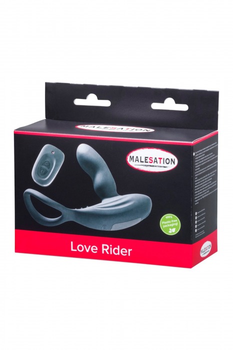 Стимулятор простаты с эрекционным кольцом Love Rider - MALESATION - в Ельце купить с доставкой