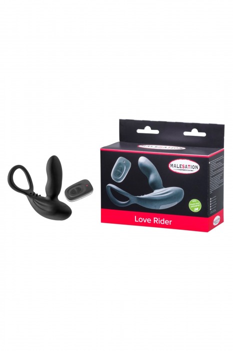 Стимулятор простаты с эрекционным кольцом Love Rider - MALESATION - в Ельце купить с доставкой