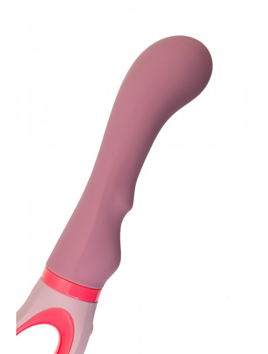 Розовый вибратор для G-стимуляции Rose - 19 см. - ToyFa
