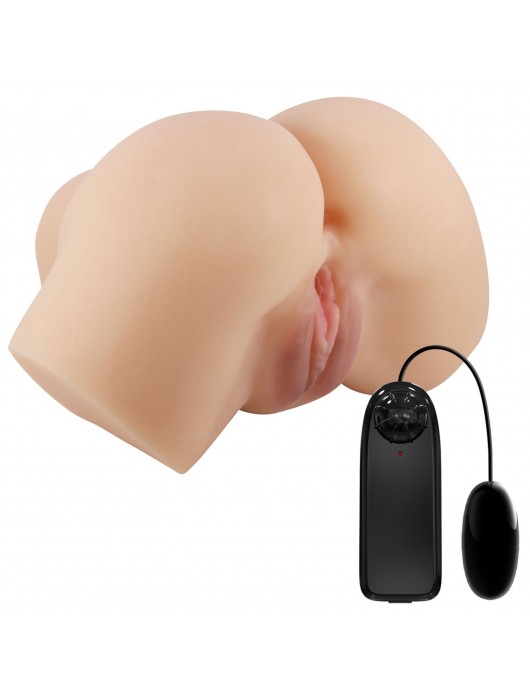 Телесный мастурбатор-полуторс Hailey с вибрацией - Baile - в Ельце купить с доставкой