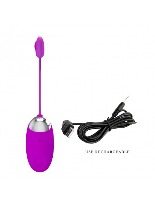Лиловое интерактивное виброяйцо Kaila - Baile