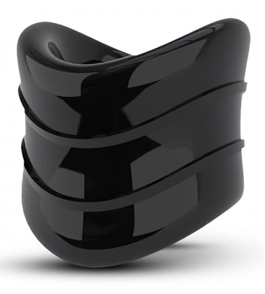 Черное эрекционное кольцо на мошонку Beef Ball Stretcher Snug X Long - Blush Novelties - в Ельце купить с доставкой