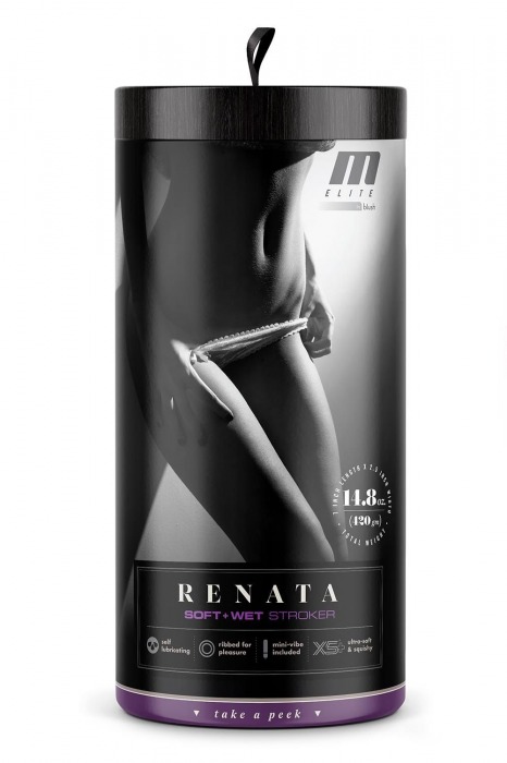 Маструбатор-вагина с вибрацией Soft   Wet Renata Realistic Tan Masturbator - Blush Novelties - в Ельце купить с доставкой