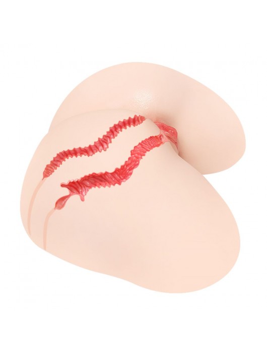 Мастурбатор-полуторс с двойным слоем материала и вибрацией Vanilla Onahole - KOKOS - в Ельце купить с доставкой