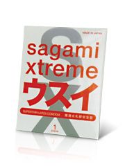 Ультратонкий презерватив Sagami Xtreme SUPERTHIN - 1 шт. - Sagami - купить с доставкой в Ельце