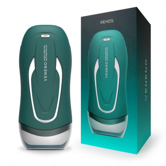 Зеленый вибромастурбатор с голосовым сопровождением Veneno - Rends - в Ельце купить с доставкой