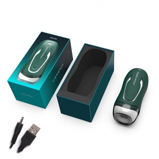 Зеленый вибромастурбатор с голосовым сопровождением Veneno - Rends - в Ельце купить с доставкой