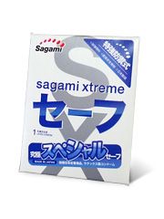 Презерватив Sagami Xtreme Ultrasafe с двойным количеством смазки - 1 шт. - Sagami - купить с доставкой в Ельце