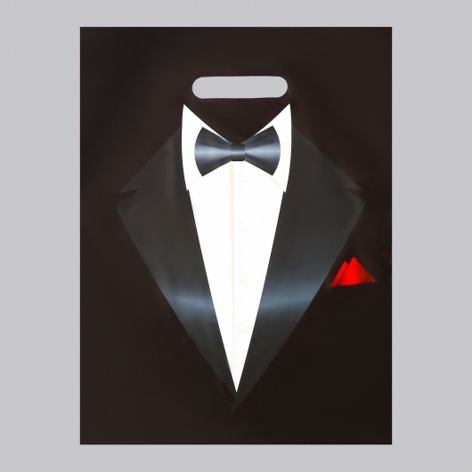 Пакет «Смокинг» полиэтиленовый с вырубной ручкой (30х40 см) - UPAK LAND - купить с доставкой в Ельце