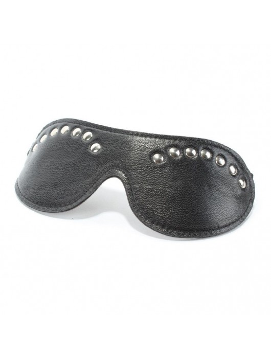 Коричневая маска с декором - БДСМ Арсенал - купить с доставкой в Ельце