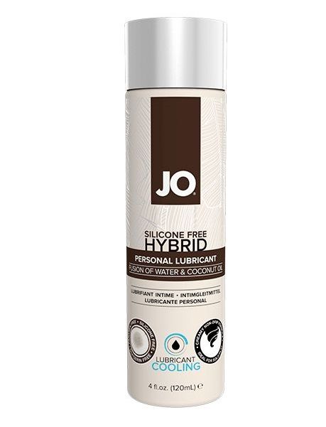 Водно-масляный лубрикант с охлаждающим эффектом JO Silicon free Hybrid Lubricant COOLING - 120 мл. - System JO - купить с доставкой в Ельце