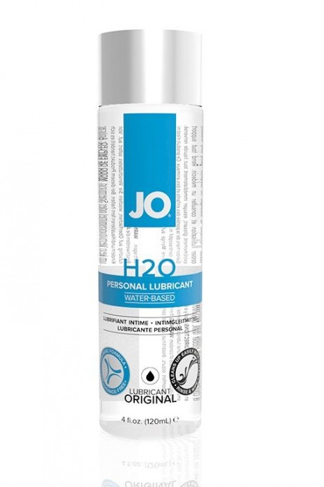 Нейтральный лубрикант на водной основе JO Personal Lubricant H2O - 120 мл. - System JO - купить с доставкой в Ельце