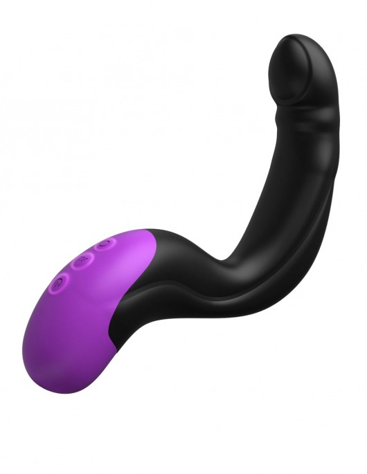 Черно-фиолетовый вибромассажёр простаты Hyper-Pulse P-Spot Massager - Pipedream - в Ельце купить с доставкой