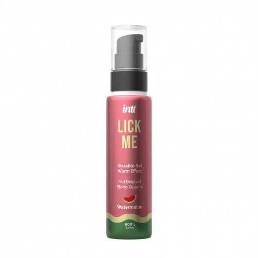 Гель Lick Me с согревающим эффектом и ароматом арбуза - 50 мл. - INTT - купить с доставкой в Ельце