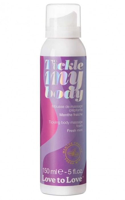 Массажная хрустящая пенка Tickle My Body Fresh Mint с ароматом мяты - 150 мл. - Love to Love - купить с доставкой в Ельце